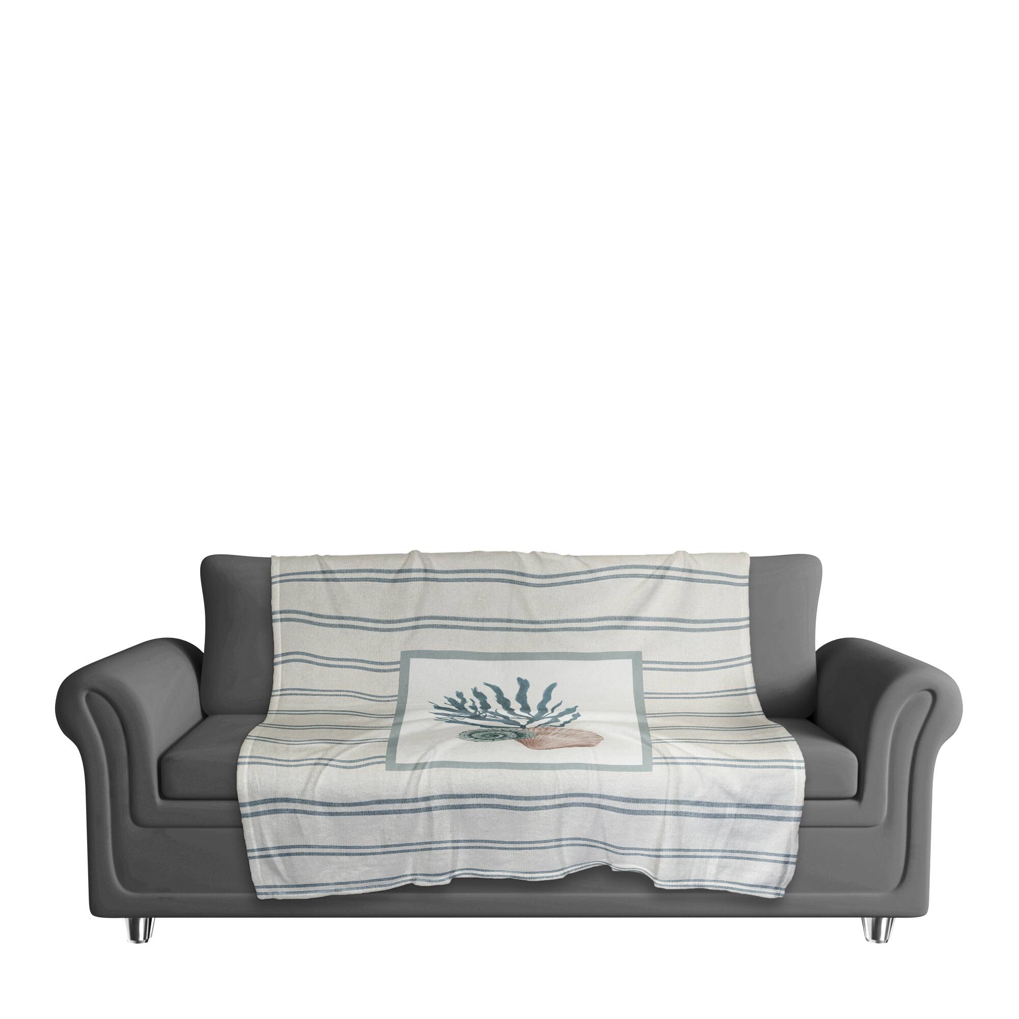 Snail and Olive Shell 50" x 60" Coral Fleece Blanket